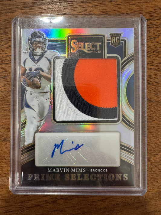 2023 select football Marvin Mims Prime Selections Rpa /99 #ps-mmi