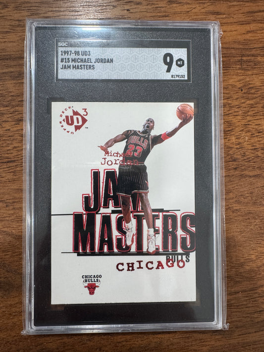 1997 UD3 - MICHAEL JORDAN - Jam Masters #15 - CHICAGO BULLS CSG 9