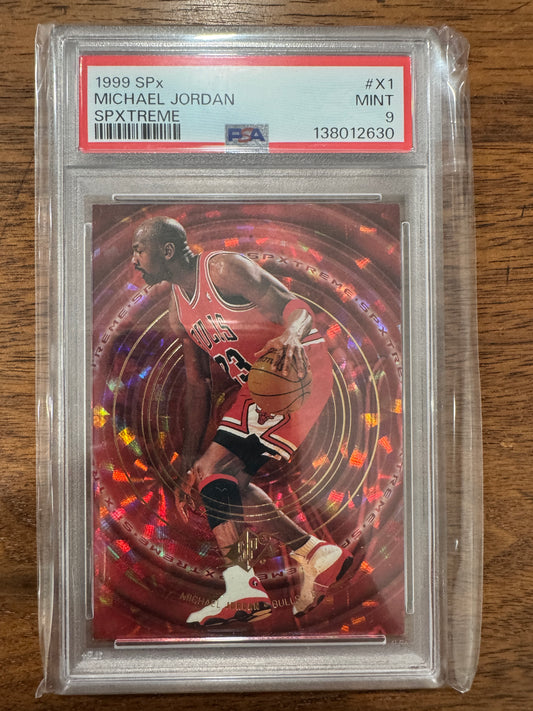 1999 SPX SPXTREME #X1 MICHAEL JORDAN PSA 9
