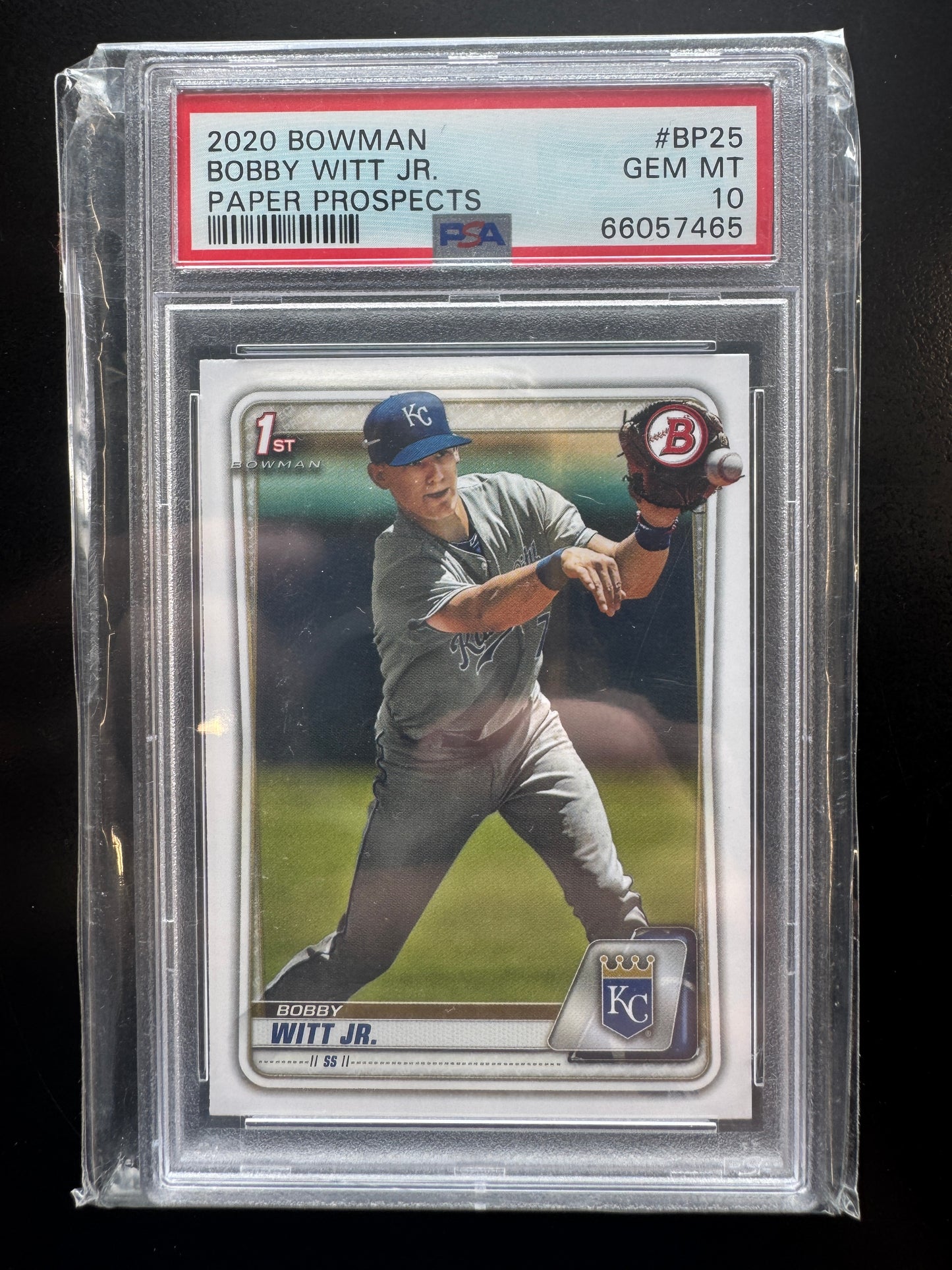 2020 Bowman Bobby Witt jr BP25 PSA 10