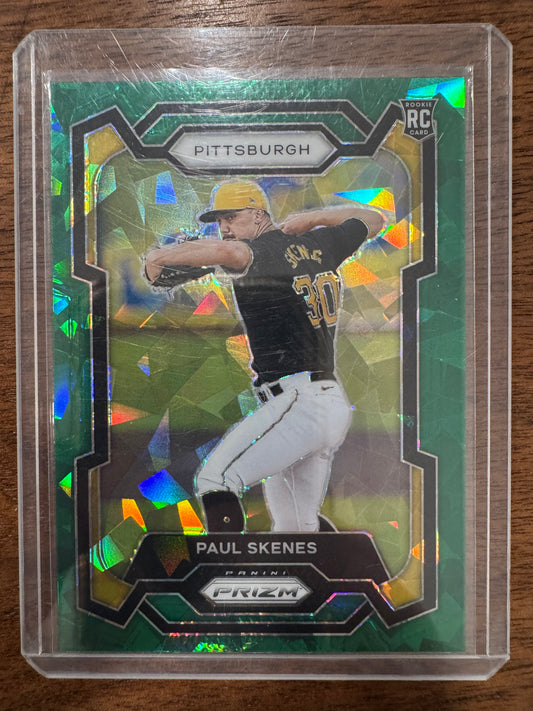2024 Prizm Paul Skenes #118 Green Ice Prizm