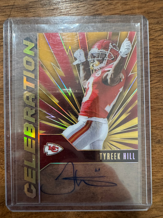 2020 Panini Tyreek Hill Clebration Auto CI-TH