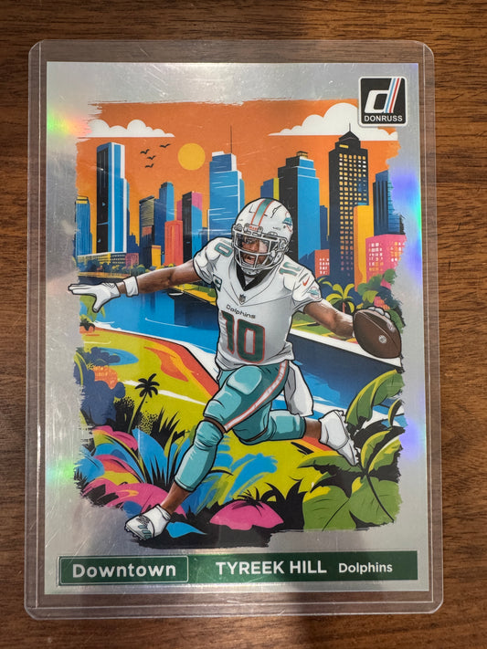Tyreek Hill 2024 Donruss Downtown Oversize #3