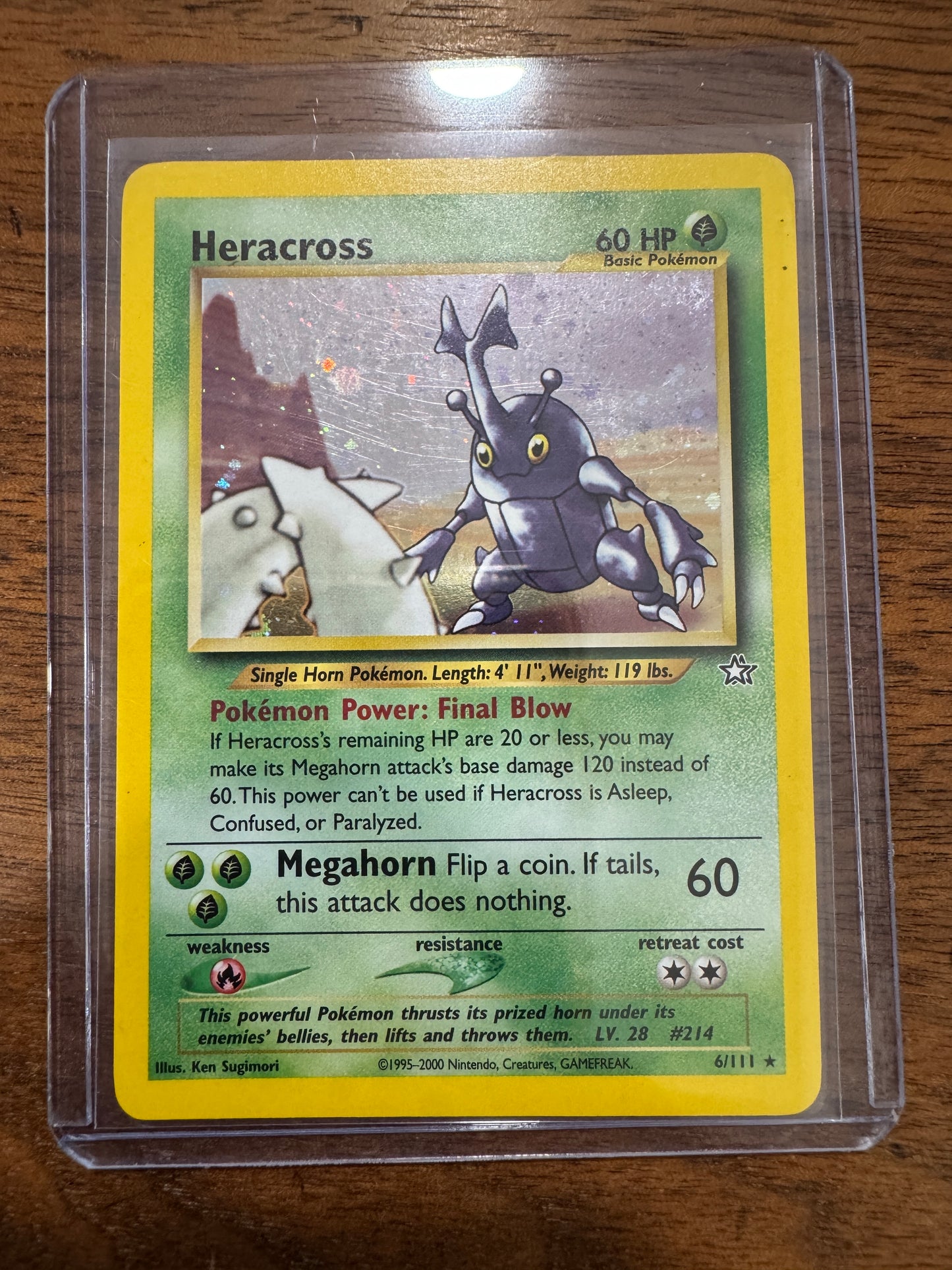 Pokemon Heracross 6/111 Holo