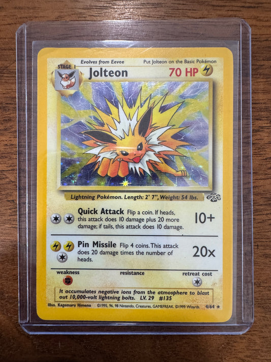 Pokemon Jolteon 4/64 Holo