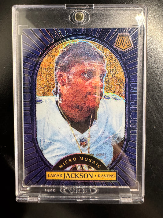 2025 Panini Mosaic Micro Mosaic Lamar Jackson #25