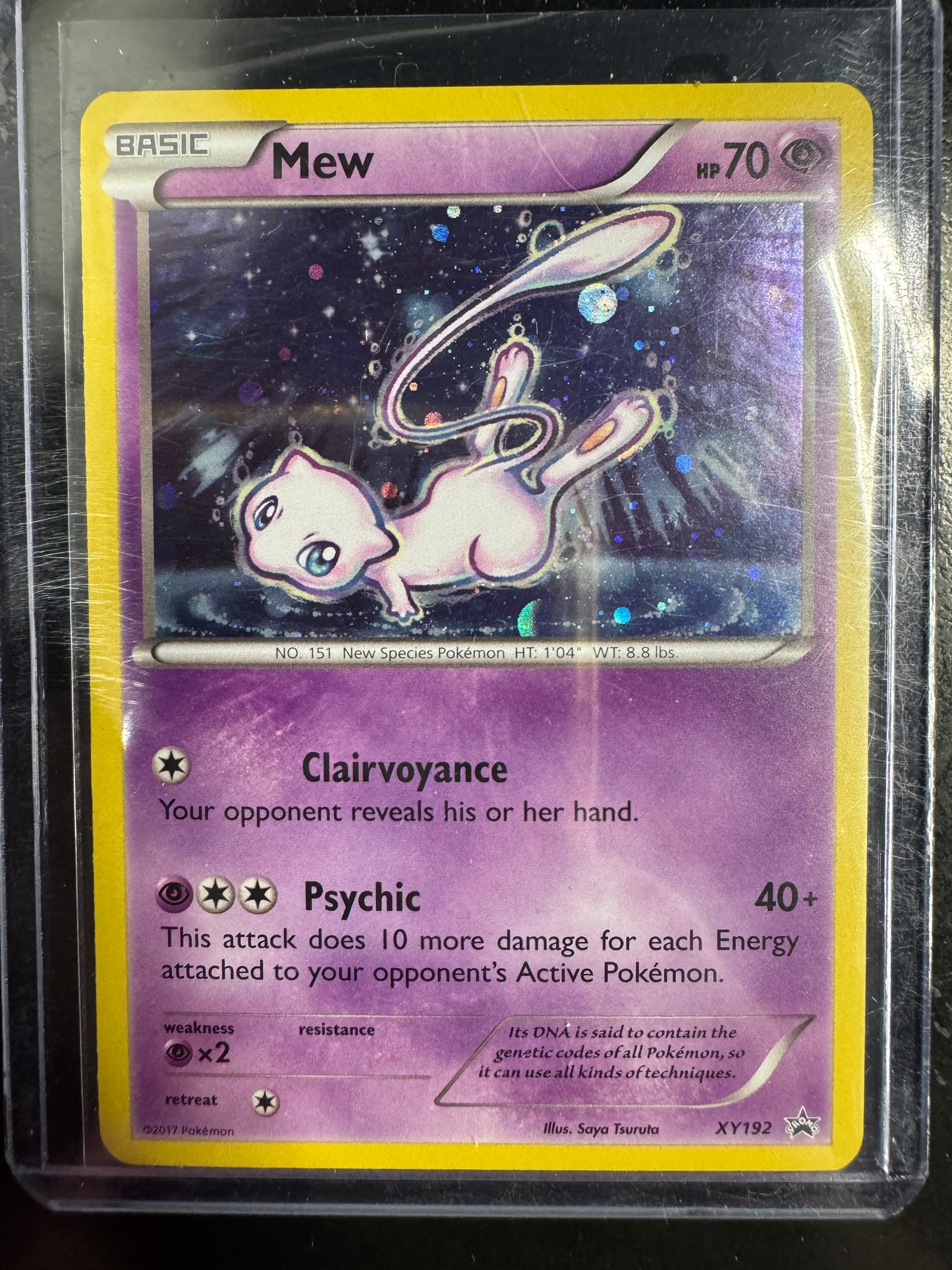 Pokemon Mew XY192 holo