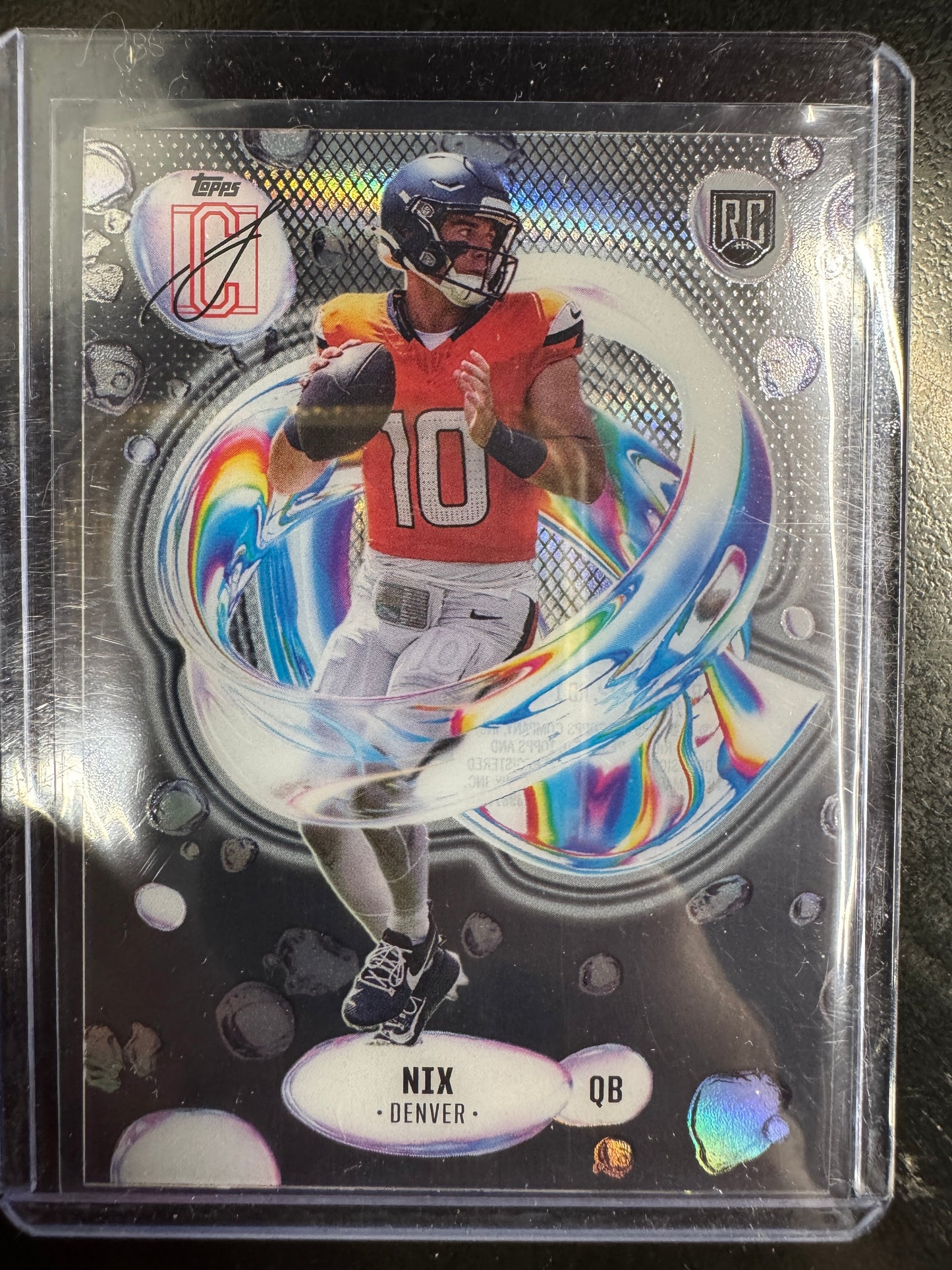 2025 Topps Bo Nix F-4
