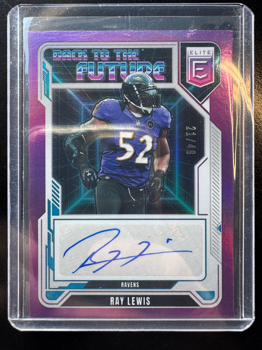2025 Elite Ray Lewis BFS-RLS Auto /49