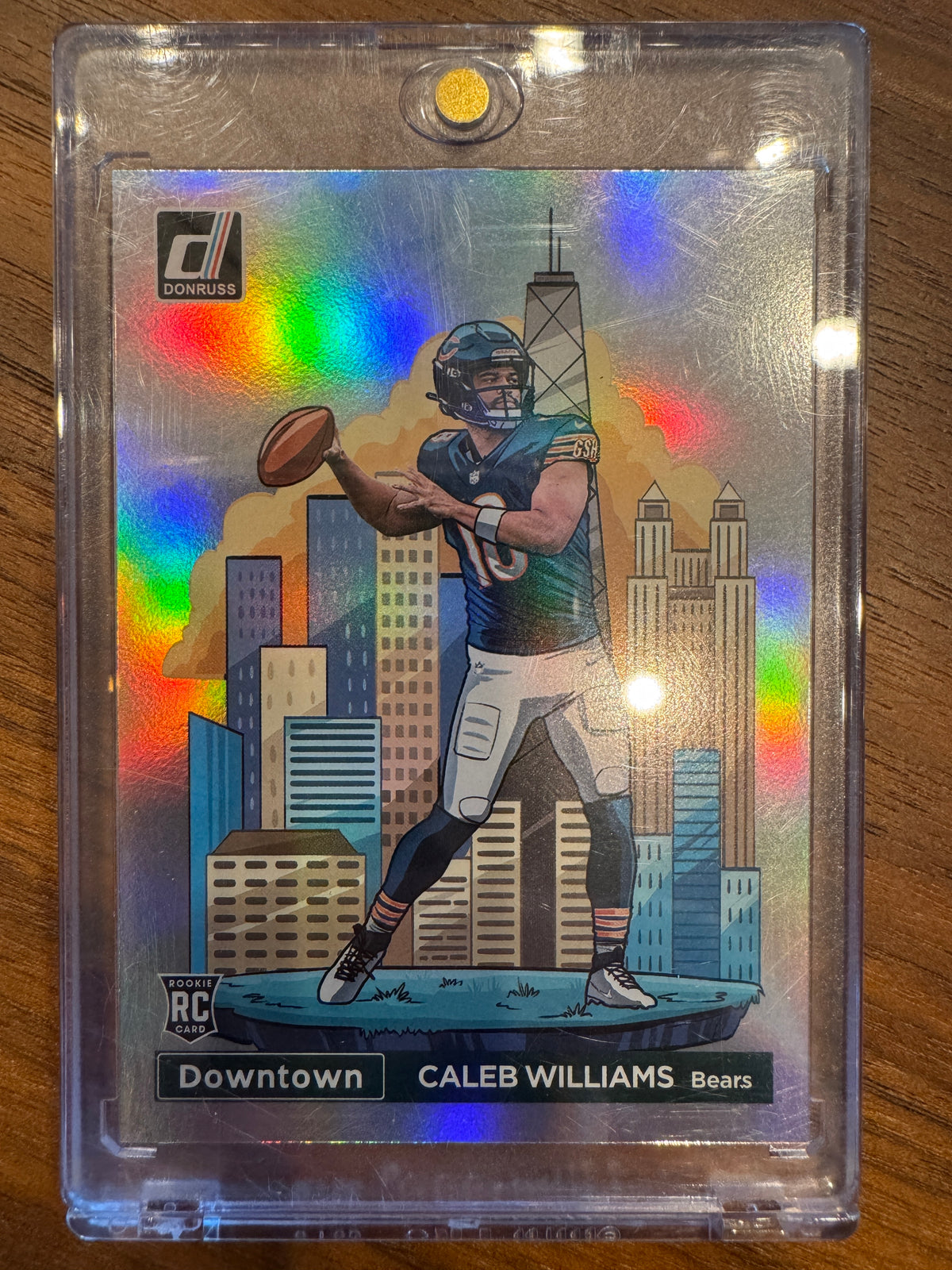 2024 Panini Donruss Caleb Williams Downtown! SSP Rookie RC #21 Bears