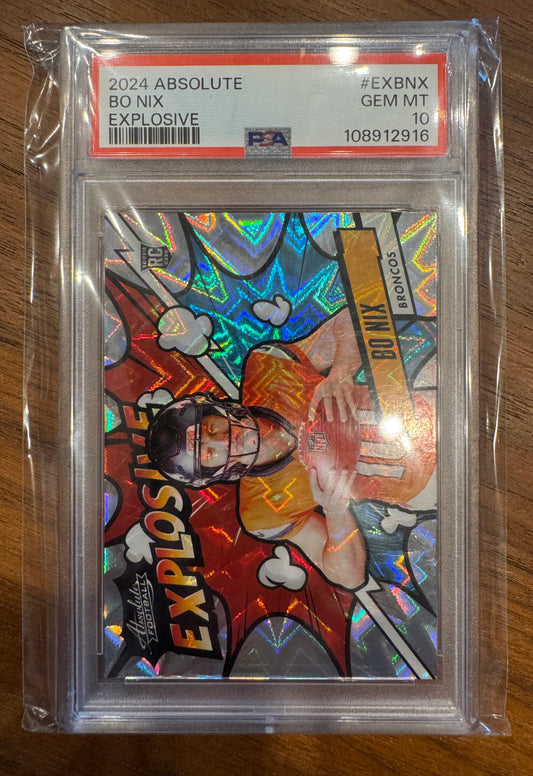 2024 PANINI ABSOLUTE EXPLOSIVE #EXBNX BO NIX ROOKIE RC PSA 10