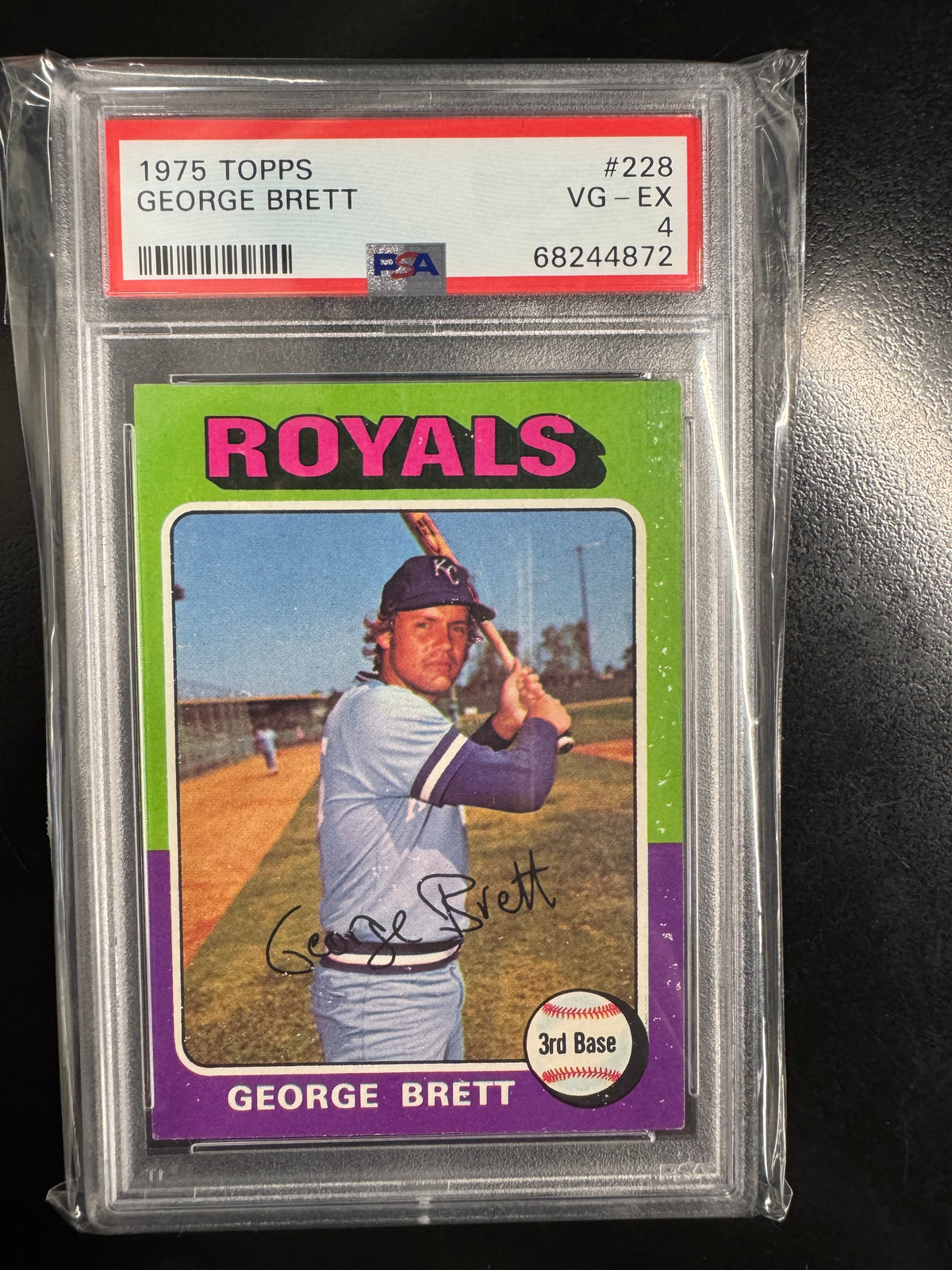 1975 Topps George Brett #228 PSA 4