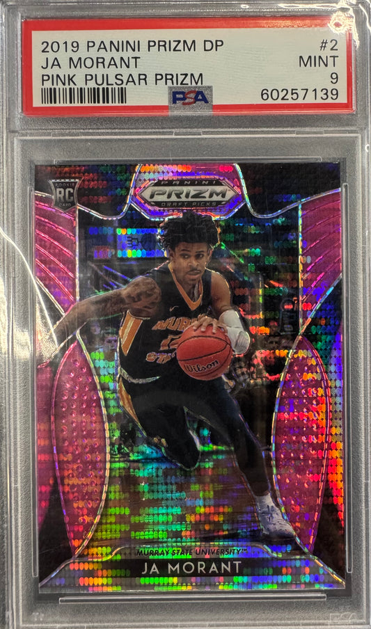 2019 Panini Prizm DP Ja Morant Pink Pulsar #2